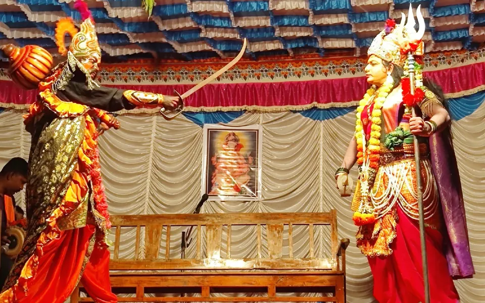 लोकनाट्याचा प्रयोग