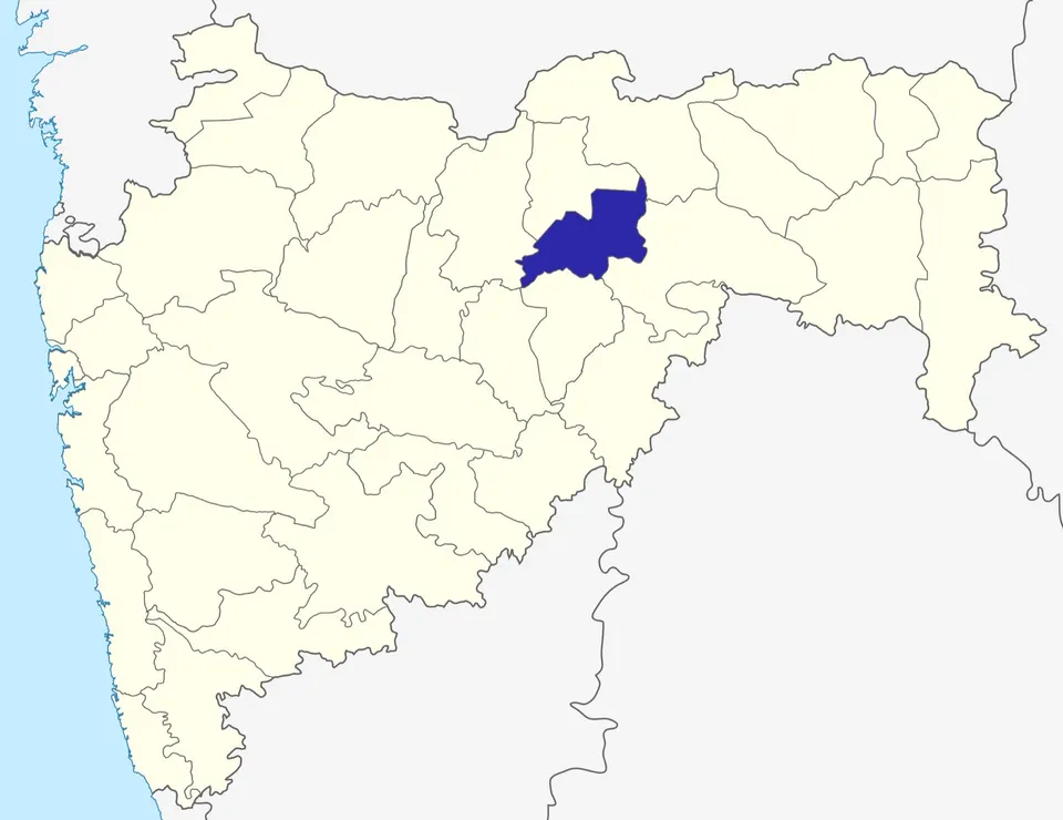 महाराष्ट्राच्या नकाशावर वाशीम जिल्हा